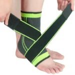 Pressurized Bandage Ankle Support Ankle Brace Protector Foot Strap Elastic Belt Fitness Sports Gym